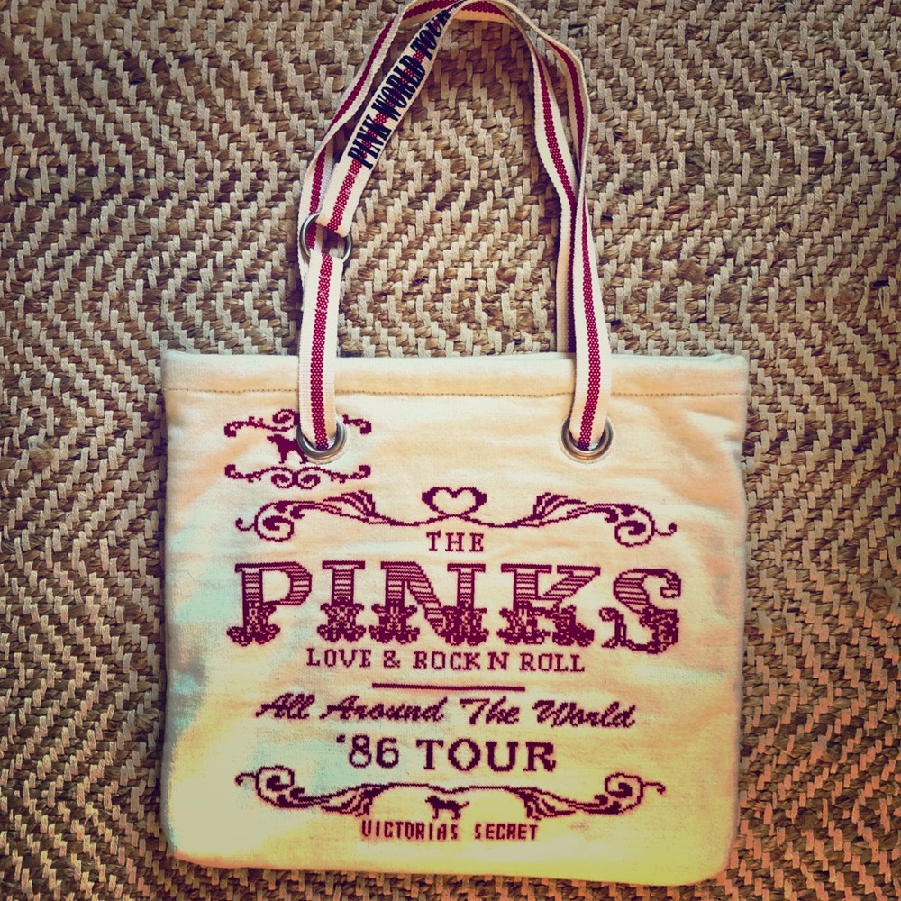 PINK Vintage-style Tote Bag
